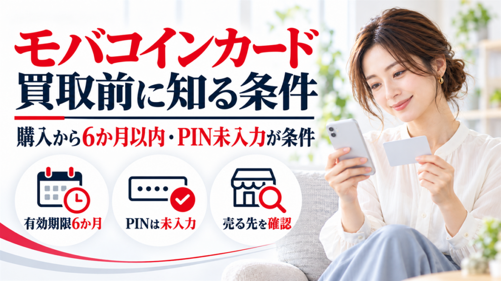 Mobageモバコインカード買取 安心感ある売却換金による現金化